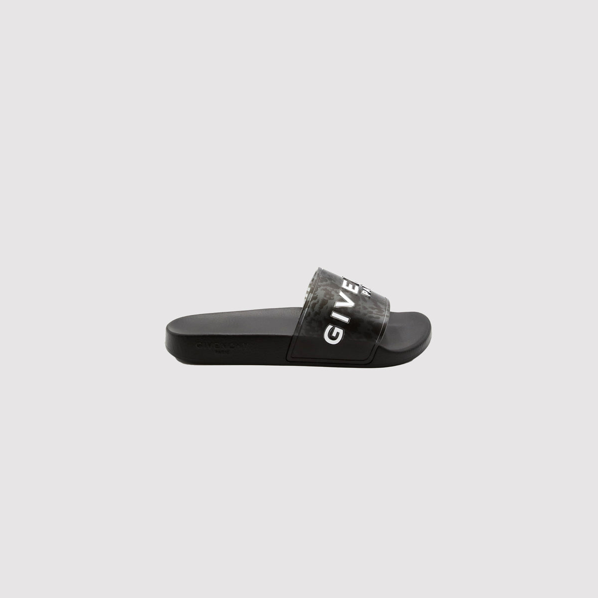 Givenchy black logo online pool slides