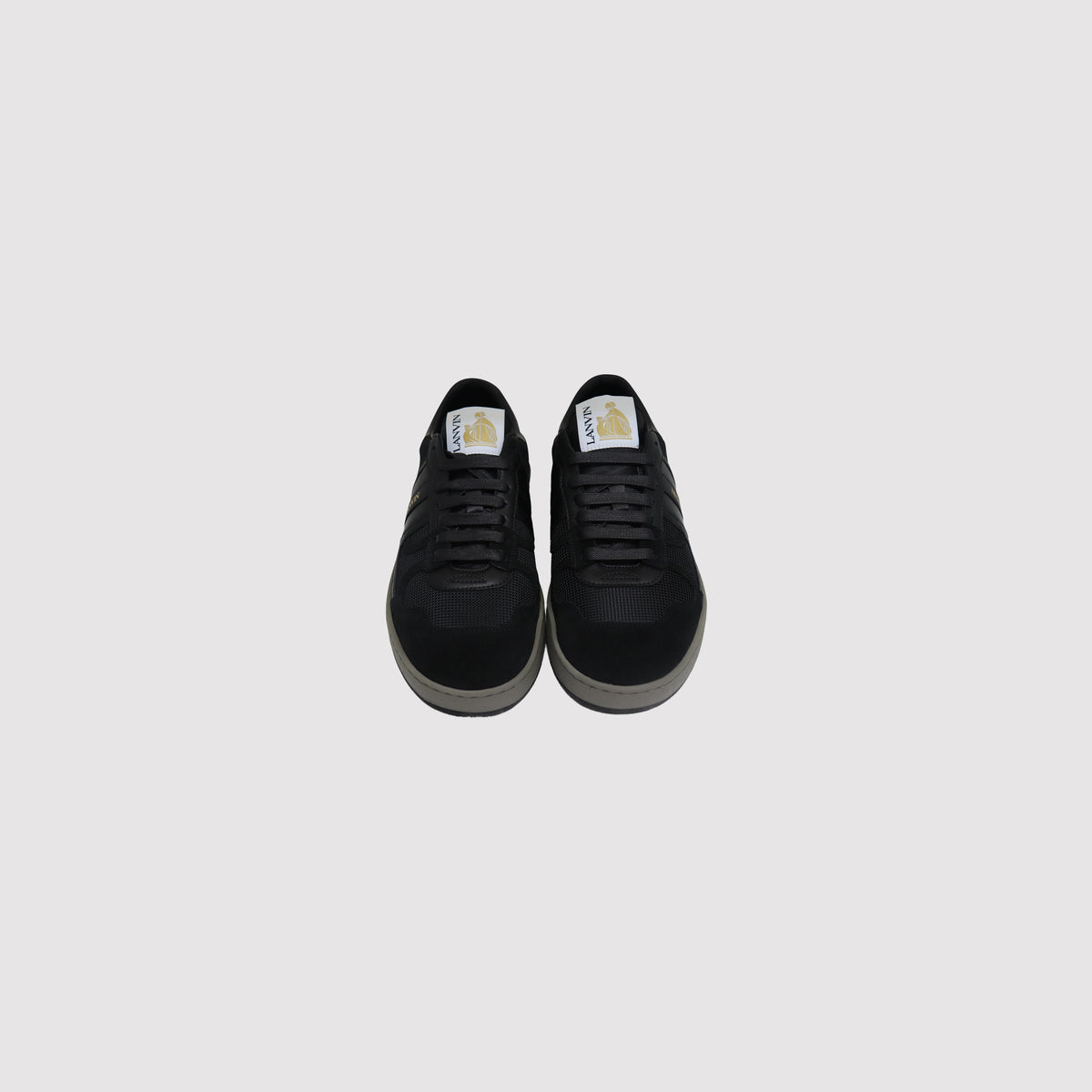 Lanvin black suede on sale sneakers