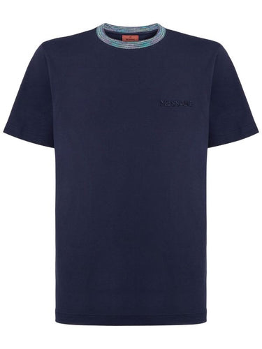 MISSONI Navy Logo T-Shirt