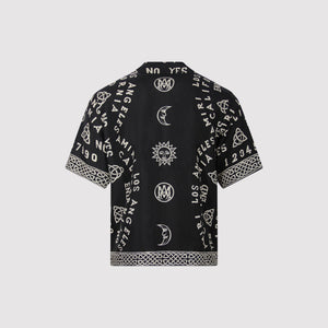 Amiri Ouija Board Bowling Shirt