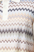 Load image into Gallery viewer, MISSONI Zig Zag Multicoloured Polo