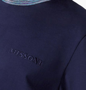 MISSONI Navy Logo T-Shirt