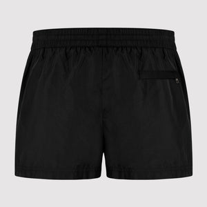 Dolce & Gabbana Logo Black Swim Shorts