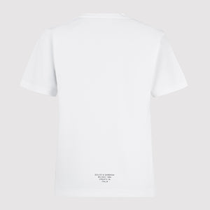 Dolce & Gabbana White Logo Spray T-Shirt
