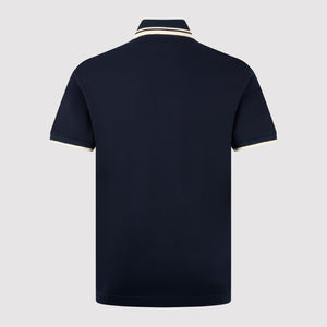 Dolce & Gabbana Navy Logo Plaque Polo Shirt