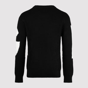 Dolce & Gabbana Wool Knitted Black Sweatshirt