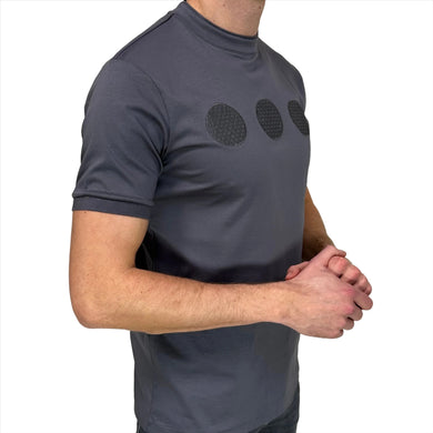 LANKA Steel Grey Circle T-Shirt