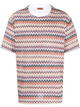 Load image into Gallery viewer, MISSONI Woven Multi Zig Zag T-Shirt