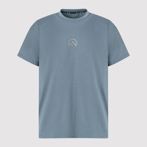 Flux Premium Centre Logo T-Shirt Grey