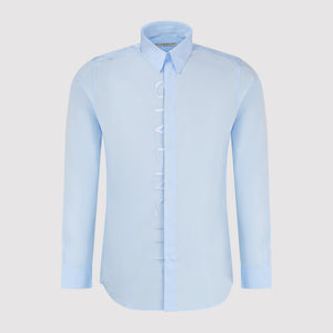 GIVENCHY Logo Light Blue shirt