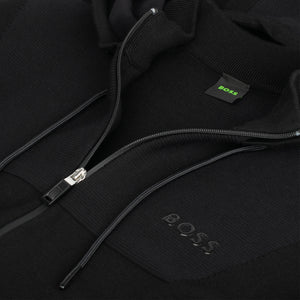 HUGO BOSS Black Wool zip up Hoodie