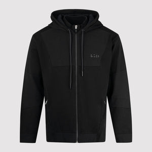 HUGO BOSS Black Wool zip up Hoodie