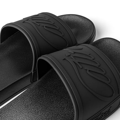 Catini Amalfi Pool Slides - Nero Black