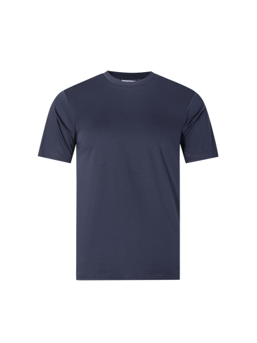 Catini Firenze Luxury Mercerised Cotton T-Shirt Navy Blue