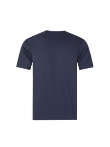 Catini Firenze Mercerised Cotton Pocket T-Shirt Navy Blue