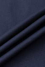 Load image into Gallery viewer, Catini Firenze Mercerised Cotton Pocket T-Shirt Navy Blue