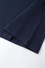 Load image into Gallery viewer, Catini Firenze Mercerised Cotton Pocket T-Shirt Navy Blue