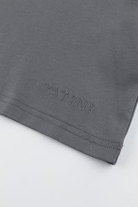 Catini Firenze Plain T-Shirt Smoke Grey