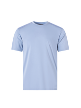 Load image into Gallery viewer, Catini Firenze Nylon Shoulder Panel T-Shirt Light Blue