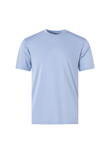 Catini Firenze Nylon Shoulder Panel T-Shirt Light Blue