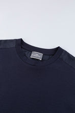 Load image into Gallery viewer, Catini Firenze Nylon Shoulder Panel Navy Blue T-Shirt