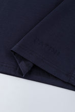 Load image into Gallery viewer, Catini Firenze Nylon Shoulder Panel Navy Blue T-Shirt
