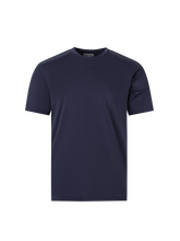 Load image into Gallery viewer, Catini Firenze Nylon Shoulder Panel Navy Blue T-Shirt