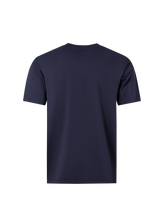 Load image into Gallery viewer, Catini Firenze Nylon Shoulder Panel Navy Blue T-Shirt