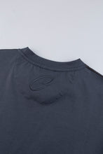Load image into Gallery viewer, Catini Firenze Nylon Shoulder Panel T-Shirt Steel Blue