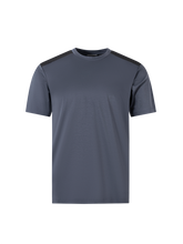 Load image into Gallery viewer, Catini Firenze Nylon Shoulder Panel T-Shirt Steel Blue