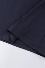 Load image into Gallery viewer, Catini Firenze Nylon Shoulder Panel T-Shirt Navy Blue/Black Shoulder Panel