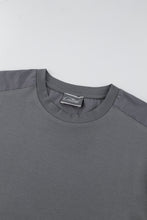 Load image into Gallery viewer, Catini Firenze Nylon Shoulder Panel T-Shirt Grey