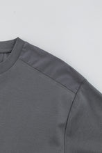 Load image into Gallery viewer, Catini Firenze Nylon Shoulder Panel T-Shirt Grey