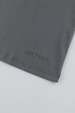 Load image into Gallery viewer, Catini Firenze Nylon Shoulder Panel T-Shirt Grey