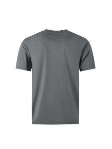 Catini Firenze Nylon Shoulder Panel T-Shirt Grey