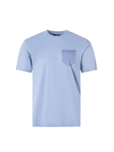 Load image into Gallery viewer, Catini Firenze Pocke T-Shirt Light Blue