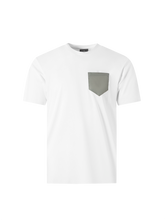 Load image into Gallery viewer, Catini Firenze Pocket T-Shirt White/Arenaria Beige