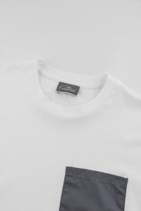 Catini Firenze Pocket T-Shirt White/Mid Grigio Grey