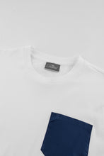 Load image into Gallery viewer, Catini Firenze Pocket T-Shirt White/Deep Blue