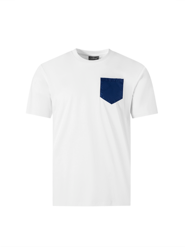 Catini Firenze Pocket T-Shirt White/Deep Blue