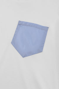 Catini Firenze Pocket T-Shirt White/Light Blue