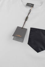 Load image into Gallery viewer, Catini Firenze Pocket T-Shirt White/Steel Grey