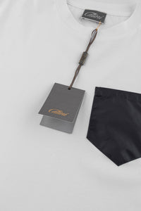 Catini Firenze Pocket T-Shirt White/Steel Grey