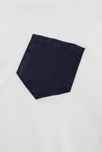 Load image into Gallery viewer, Catini Firenze Pocket T-Shirt White/Navy Blue