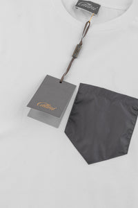Catini Firenze Pocket T-Shirt White/Dark Grigio Grey