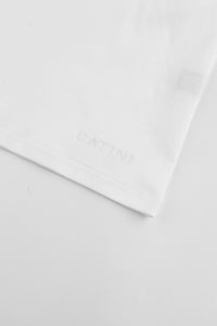 Catini Firenze Pocket T-Shirt White/Dark Grigio Grey