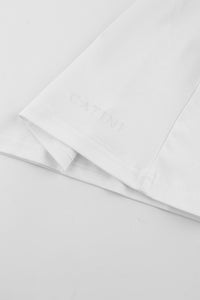 Catini Firenze Pocket T-Shirt White/Dark Grigio Grey