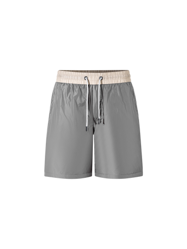 Catini Baratti Contrast Waistband Swim Shorts Light Grey/Arenaria Beige