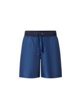 Load image into Gallery viewer, Catini Baratti Contrast Waistband Swim Shorts Dark Blue/Navy Blue