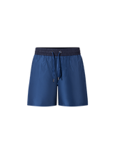 Load image into Gallery viewer, Catini Baratti Contrast Waistband Versatile Shorts Dark Blue/Navy Blue